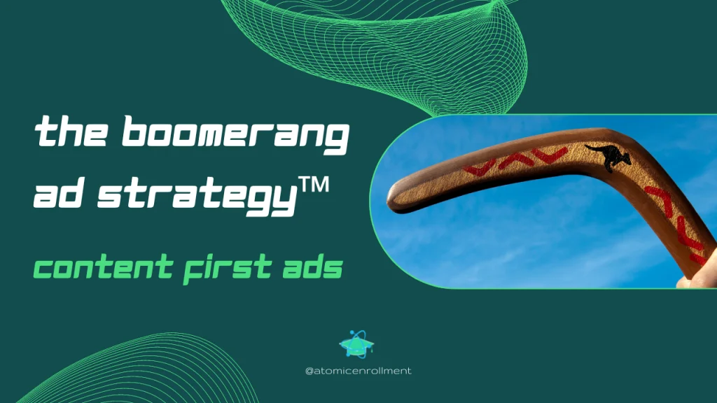 The Boomerang Ad Strategy® – Sequenced Video Ads