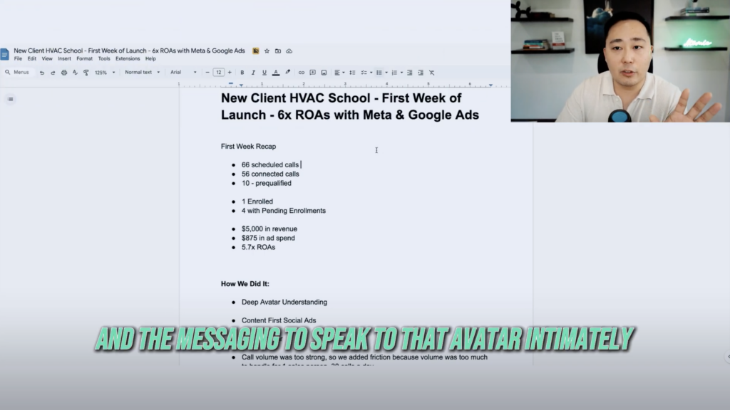 New Client Launch Case Study: 5.7x ROA in Week 1 for a New HVAC Trade School